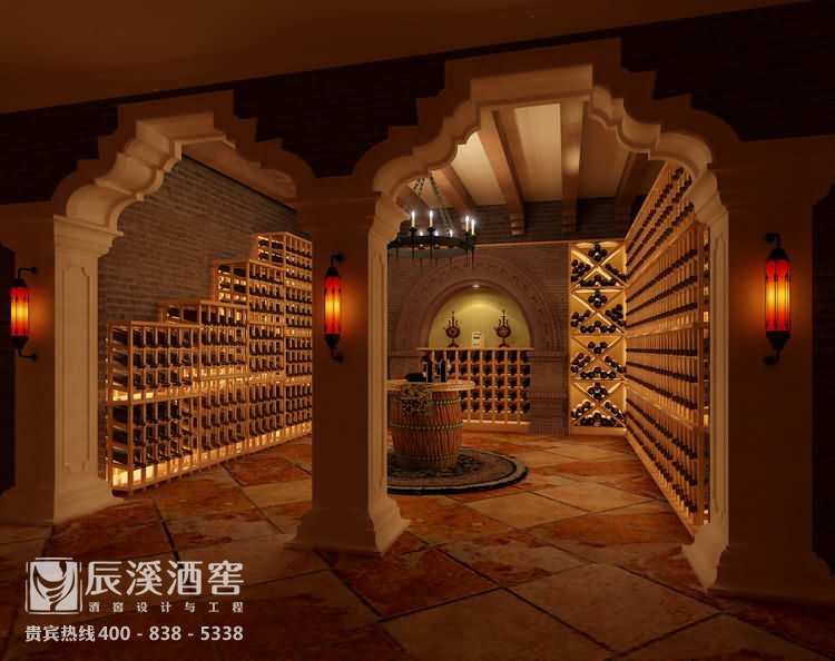别墅酒窖设计与工程案例储酒区传统风格