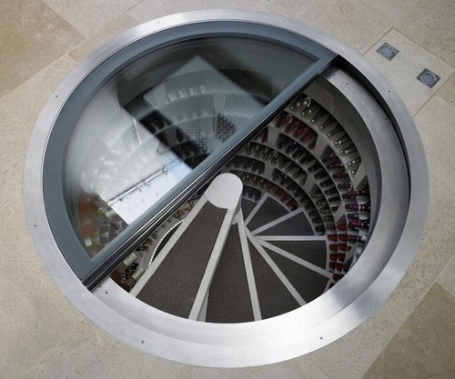 地下螺旋式酒窖设计，你的专属私人空间